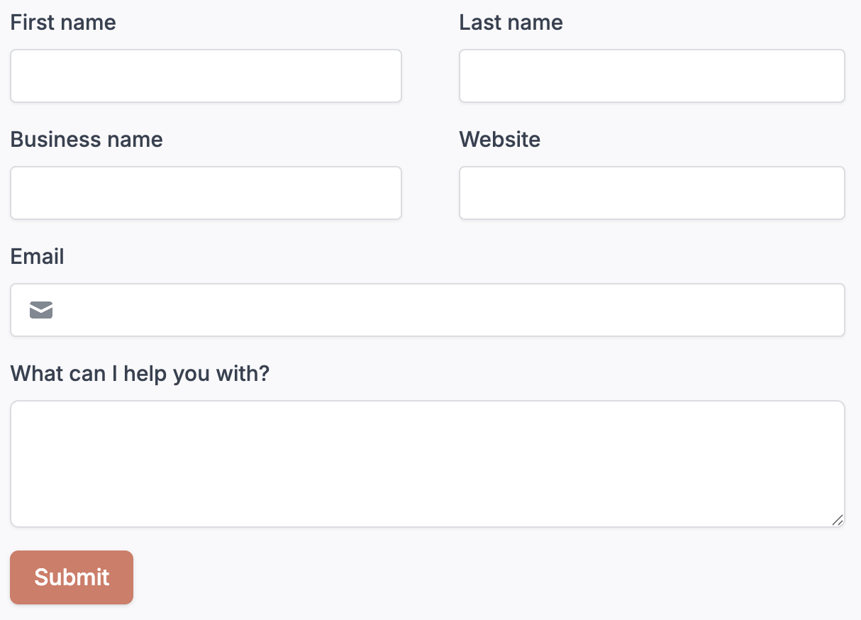 Enquiry form